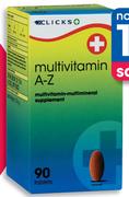 Clicks Multivitamin A To Z 90 Tablets-Per Pack