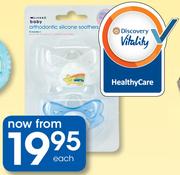 clicks 2 Pack Orthodontic Soothers-Each