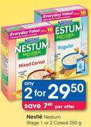 Nestle Nestum Stage 1 Or 2 Cereal-2 x 250g