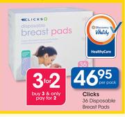 Clicks 36 Disposable Breast Pads-Per Pack