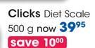 Clicks Diet Scale-500g