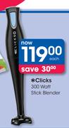 Clicks 300 Watt Stick Blender