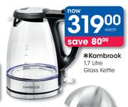 Kambrook 1.7Ltr Glass Kettle