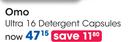Omo Ultra 16 Detergent Capsules-Per Pack