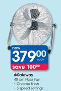 Safeway 40cm Floor Fan