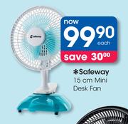 Safeway 15cm Mini Desk Fan