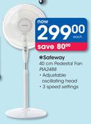 Safeway 40cm Pedestal Fan PIA2488