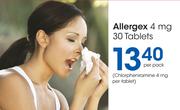 Allergex 4mg 30 Tablets-Per Pack