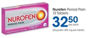 Nurofen Period Pain 12 Tablets-Per Pack