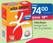 Vita-Thion Energy Tonic Sachets-20x5g Per Pack