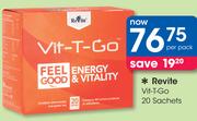 Revite Vit-T-Go 20 Sachets-Per Pack