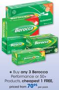 Berocca Performance Or 50+ Products-Per Pack