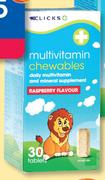 Clicks Multivitamin 60 Chews-For 2