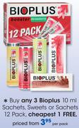 Bioplus 10ml Sachets, Sweets Or Sachets 12 Pack-Per Pack