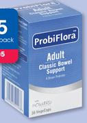 ProbiFlora 4 Strain Bowel Support 30 Capsules-Per Pack