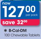 B-Cal-Dm 100 Chewable Tablets-Per Pack