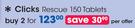 Clicks Rescue 150 Tablets-For 2