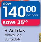 Antistax Active Leg 30 Tablets-Per Pack