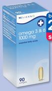 Clicks Omega 3 & 6 1000mg 90 Capsules-For 2