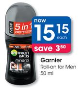 Garnier Roll-On For Men-50ml