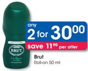 Brut Roll-On-2x50ml