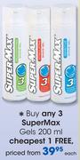 Supermax Gels-200ml Each