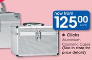 Clicks Aluminium Cosmetic Cases-Each