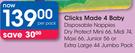 Clicks Made 4 Baby Disposable Nappies-Per Pack