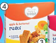 Clicks Made 4 Baby Toddler Rusks-140g Per Pack