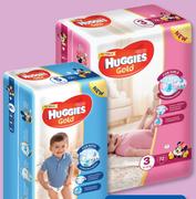 Huggies Gold Disposable Nappies Jumbo Pack Boy Or Girl-Per Pack