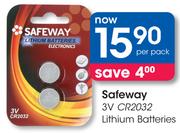 Safeway 3V CR2032 Lithium Batteries-Per Pack