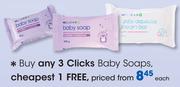 Clicks Baby Soaps-Each