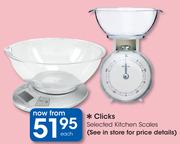 Clicks Selected Kitchen Scales-Each