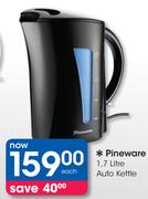 Pineware 1.7Ltr Auto Kettle