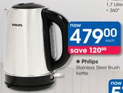 Philips Stainless Steel Brush Kettle