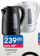 Kambrook 1.7Ltr 360 Degree Kettle-Each