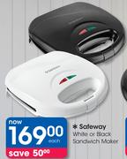 Safeway White Or Black Sandwich Maker-Each