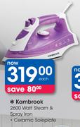 Kambrook 2600W Steam & Spray Iron
