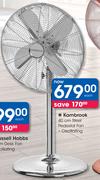 Kambrook 40Cm Oscillating Steel Pedestal Fan