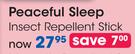 Peaceful Sleep Insect Repellent Stick