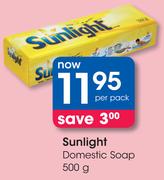 Sunlight Domestic Soap-500g Per Pack