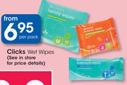 Clicks Wet Wipes-Per Pack