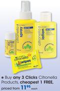 Clicks Citronella Products-Each