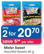 Mister Sweet Assorted Sweets-2x60g