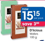 D'licious Wafers-100g Per Pack