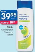 Clicks Anti-Dandruff Shampoo-400ml