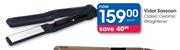 Vidal Sassoon Classic Ceramic Straightener
