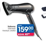 Safeway 2200Watt Hairdryer JA2852