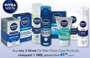 Nivea For Men Face Care Products