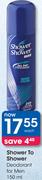 Shower To Shower Deodorant For Men-150ml